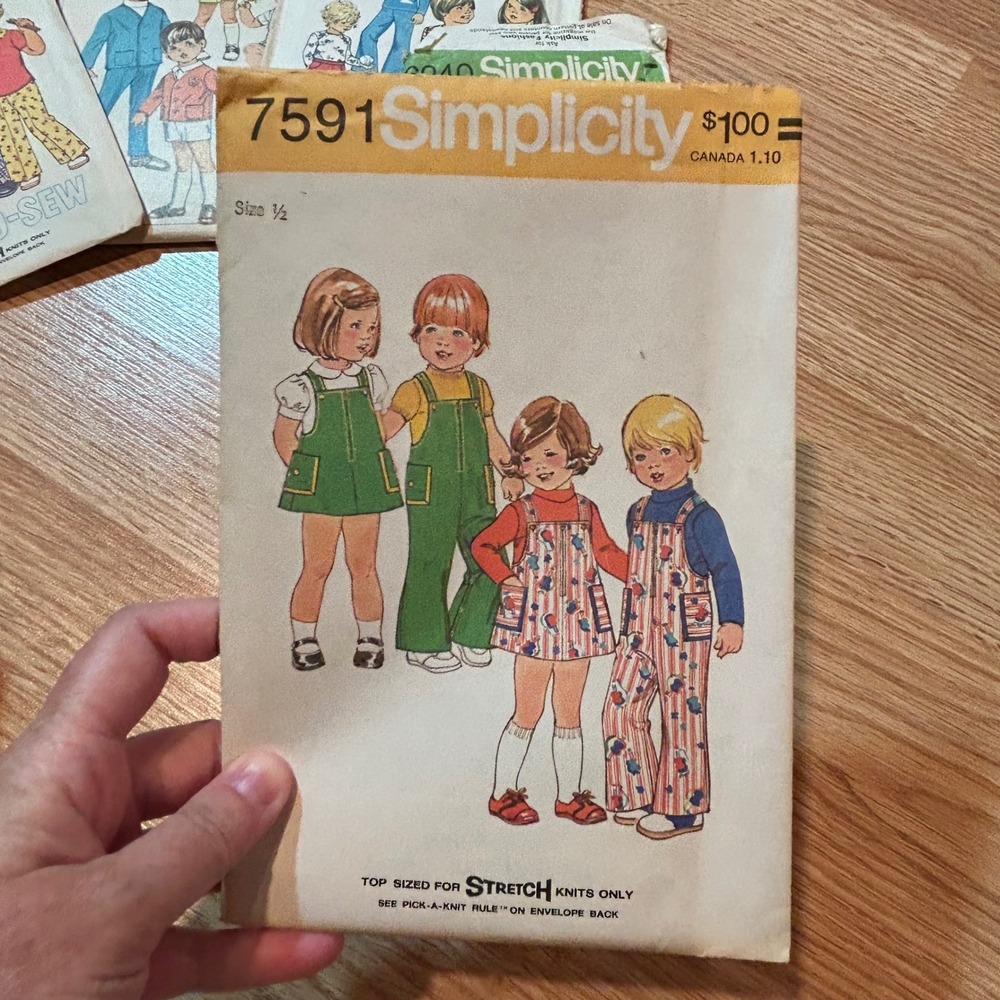 Vintage Simplicity McCalls Childrens Sewing Patterns Lot 1960s 1970s Toddler Kid - Picture 10 of 14
